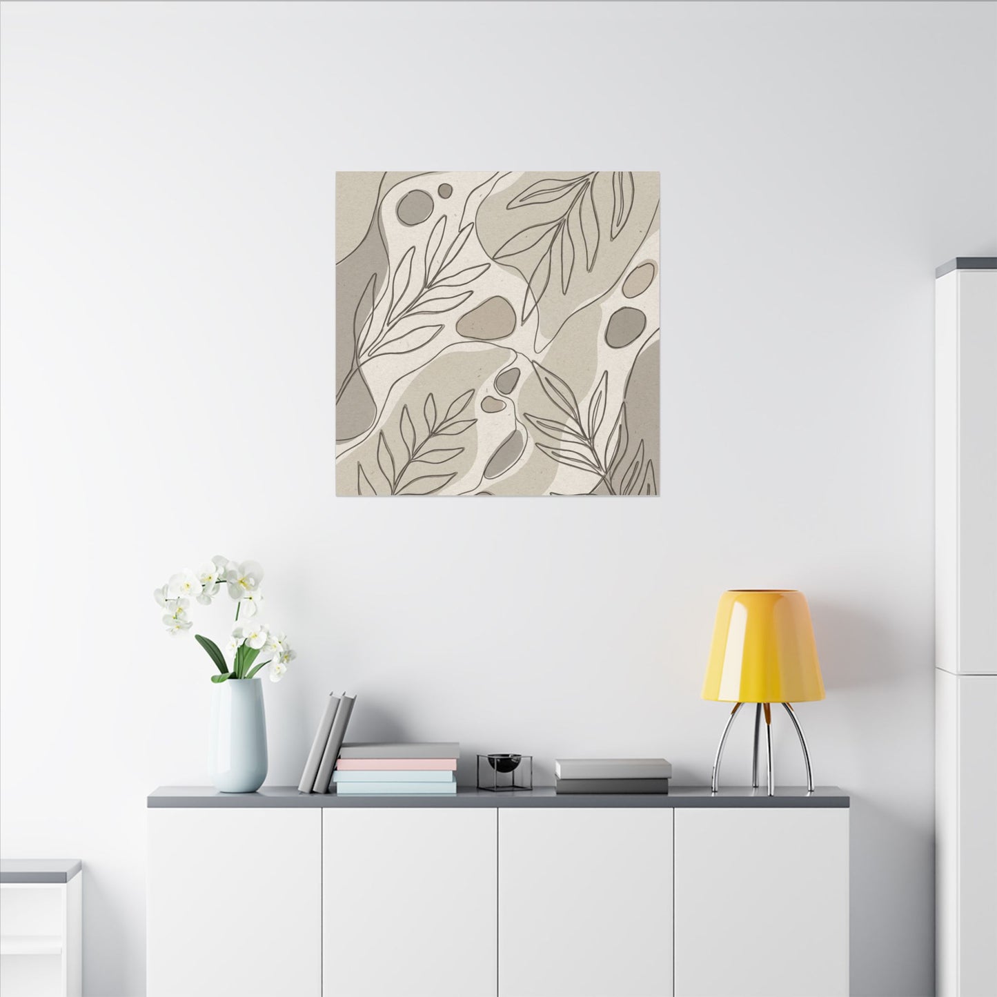 Japandi Minimal Line Canvas Art