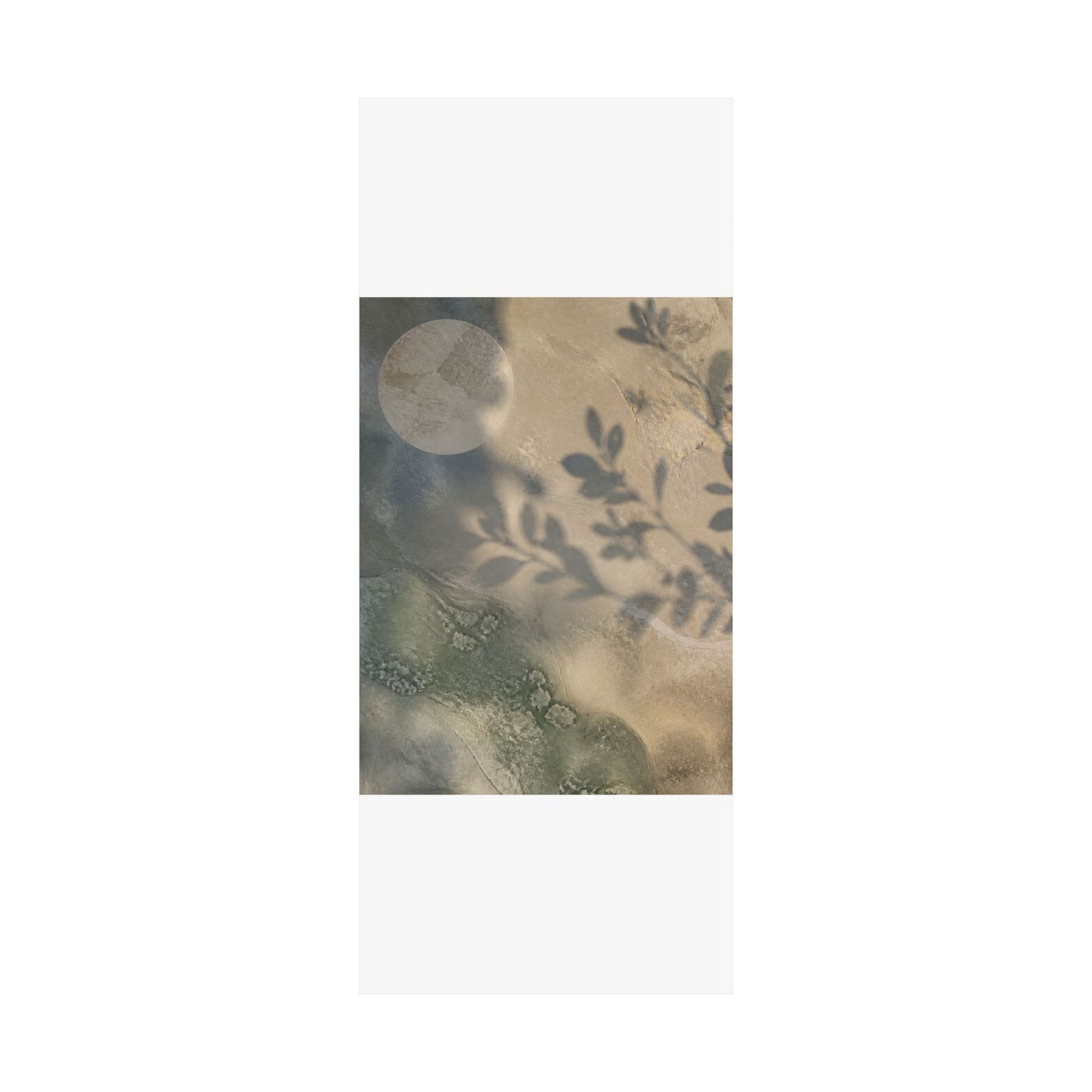 Winter Shadow Play Texture Wall Art Print | Cozy Decor