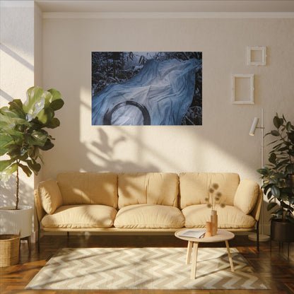 Moonlight Silk Drape Canvas Art - Zen Datsuzoku