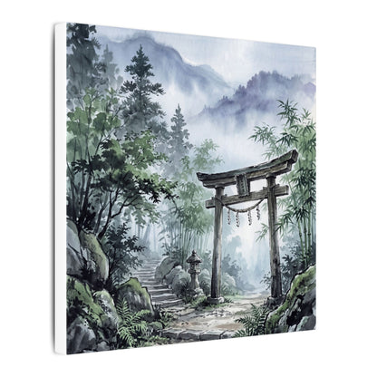 Moonlight Torii Gate Canvas Art - Zen Fukinsei