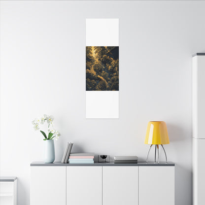 Contemplative Moonlit Garden Canvas Art - Ukiyo E Inspired Zen