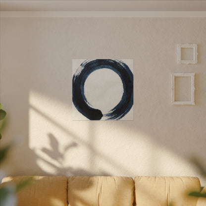 Balanced Meditation Zen Enso Canvas Art