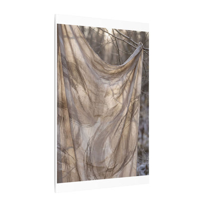 Ma Silk Drape Canvas Art - Japandi Japanese Pattern