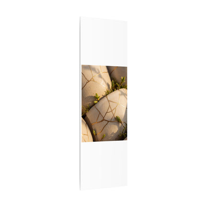 Spring Broken Pottery Gold Vein Canvas Art | Beautiful Decor