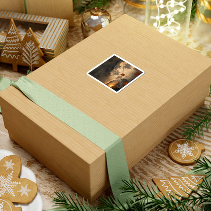 Japandi Shadow Play in Candlelight | Texture Sticker