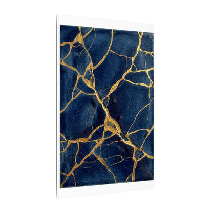 Kintsugi Crackle Canvas Art