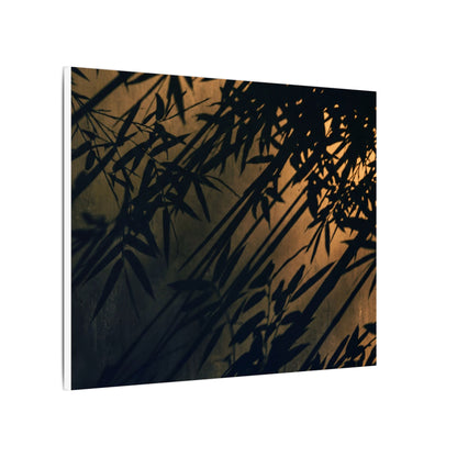 Sophisticated Shadow Play Canvas Art - Shadow Zen Dark Japandi