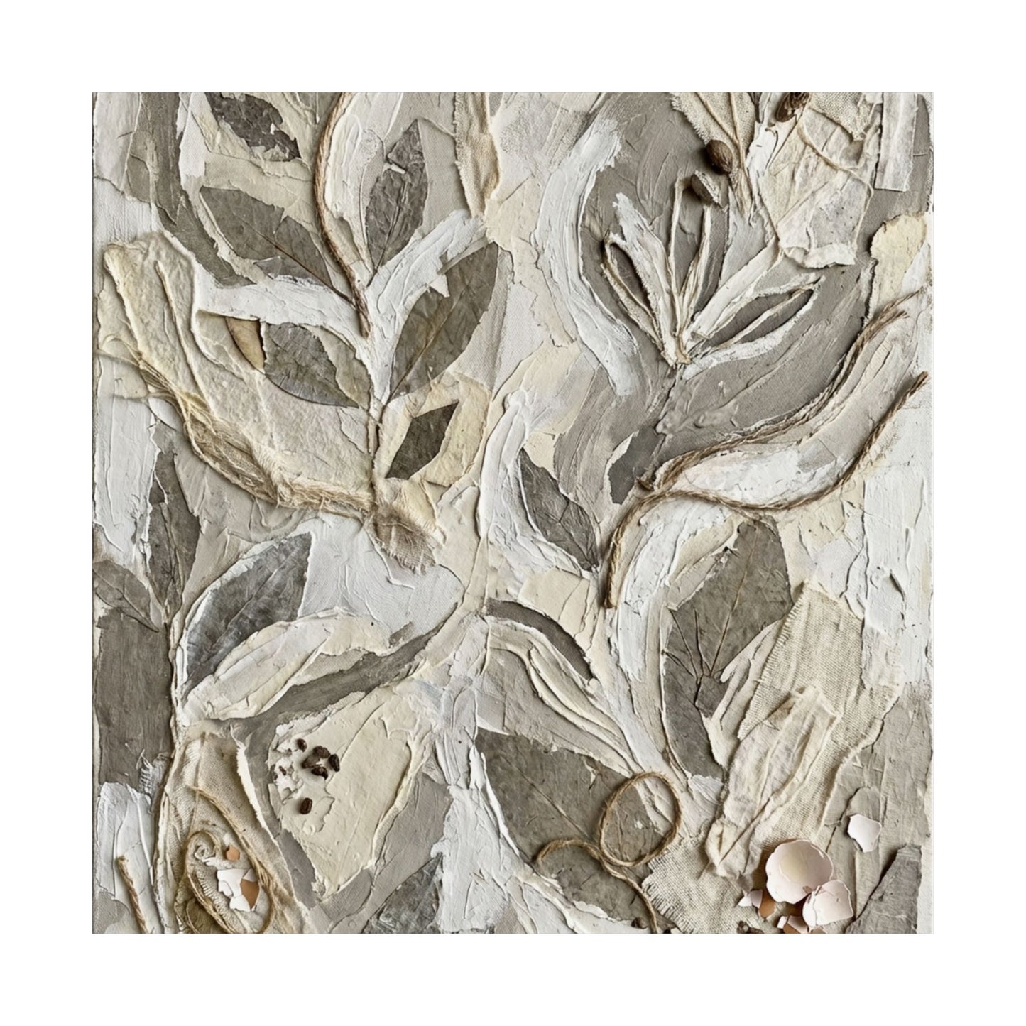 Japandi Textured Wall Art Print