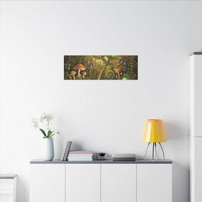 Elegant Ceramic Bowl Canvas Art - Minimal Line Japandi