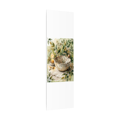 Ceramic Bowl Summer Canvas Art | Japandi Elegant Design