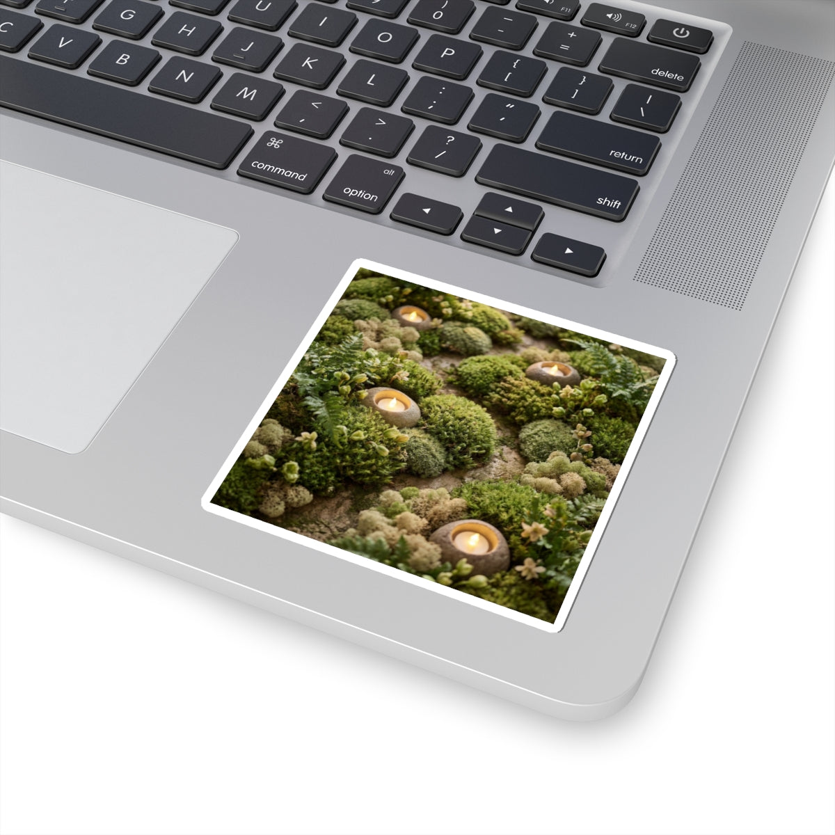 Moss Close Up Sticker | Spring Japandi Japanese Pattern Art Art Print
