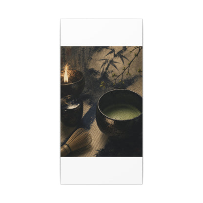 Ma Tea Ceremony Canvas Art - Zen Sumi E