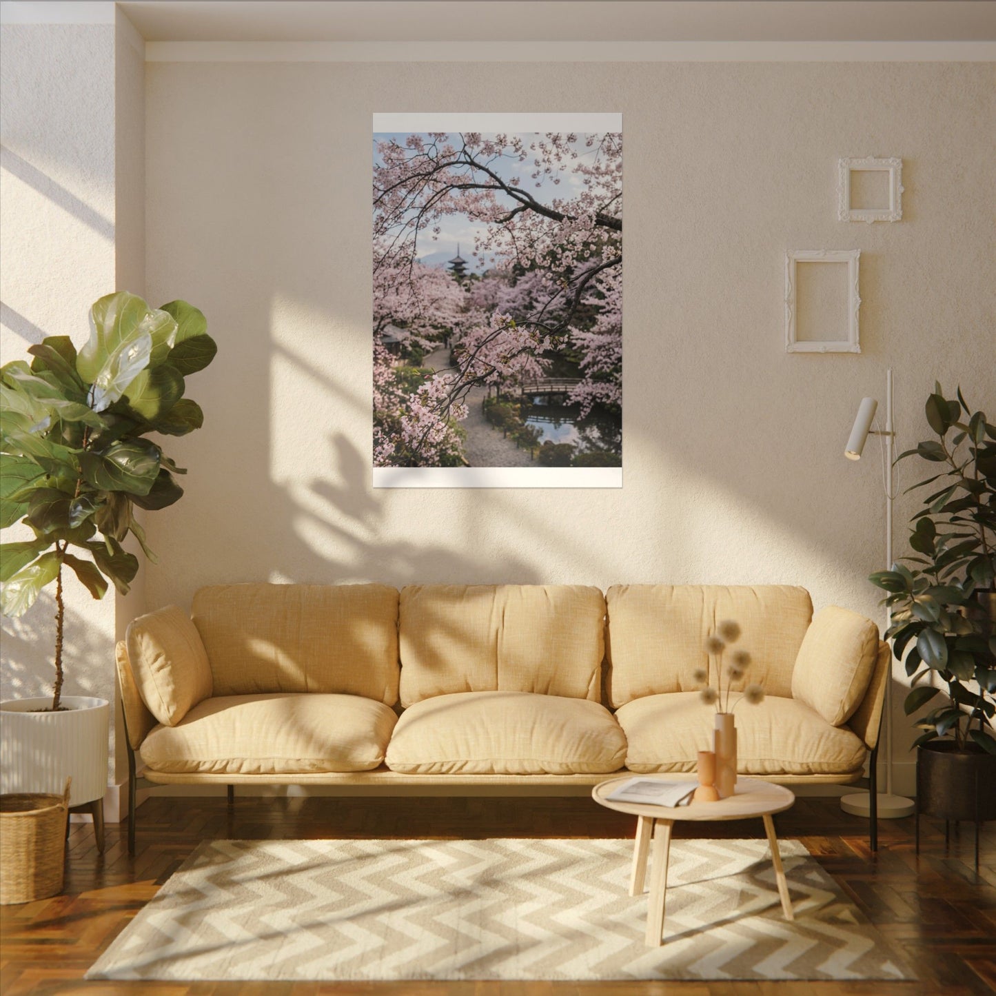 Shibui Ceramic Bowl Canvas Art - Japandi Watercolor