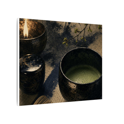 Ma Tea Ceremony Canvas Art - Zen Sumi E
