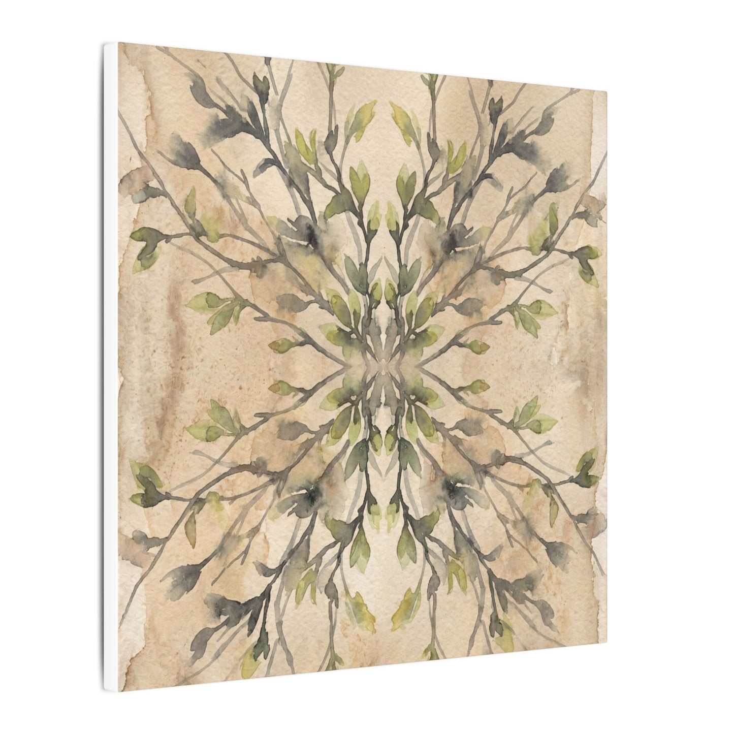 Shibui Shadow Play Canvas Art - Japandi Watercolor