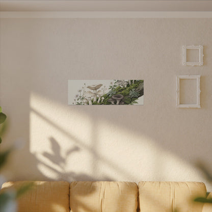 Dappled Wild Mushrooms Canvas Art - Japandi Ma