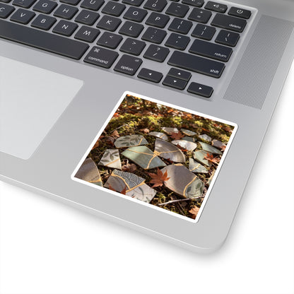 Broken Pottery Sticker | Autumn Japandi Japanese Pattern Art
