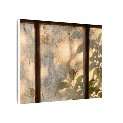 Golden Hour Shoji Screen Canvas Art - Japandi Mono No Aware