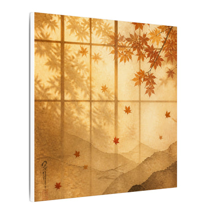 Shoji Screen Texture Canvas Art | Earthy Japandi Art