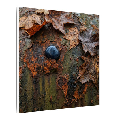 Datsuzoku Rust Patina Canvas Art - Dark Japandi Moody Minimal