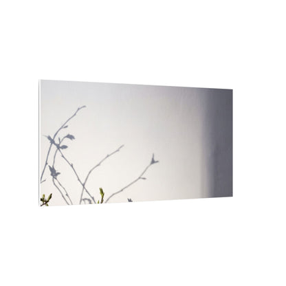 Japandi Shadow Play in Dawn | Japanese Pattern Canvas Art