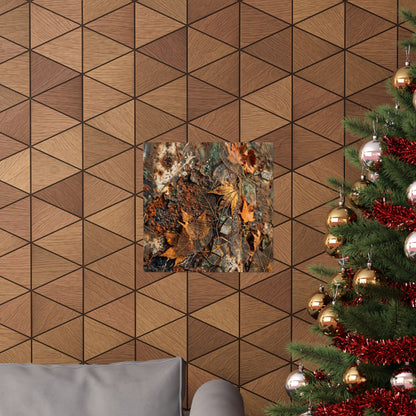 Rust Patina Wall Art Print | Autumn Japandi Texture Art