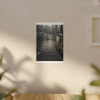 Water Ripple Broken Beauty Canvas Art | Artful Kintsugi Art