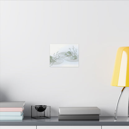 Moonlight Rock Garden Canvas Art - Japandi Ma