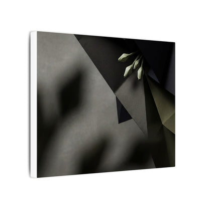 Paper Fold Moody Minimal Canvas Art | Luxurious Dark Japandi Art