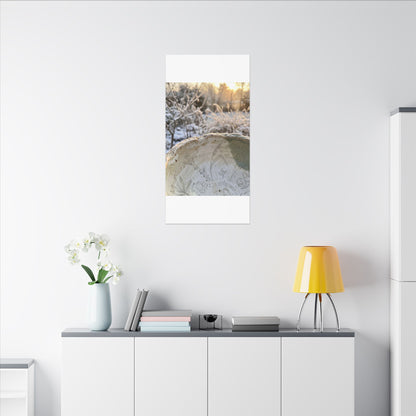 Ceramic Bowl Canvas Art | Winter Japandi Minimal Line Art