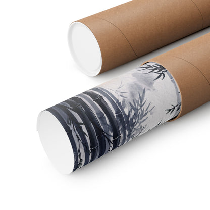 Bamboo Grove Spring Wall Art Print | Zen Peaceful Design