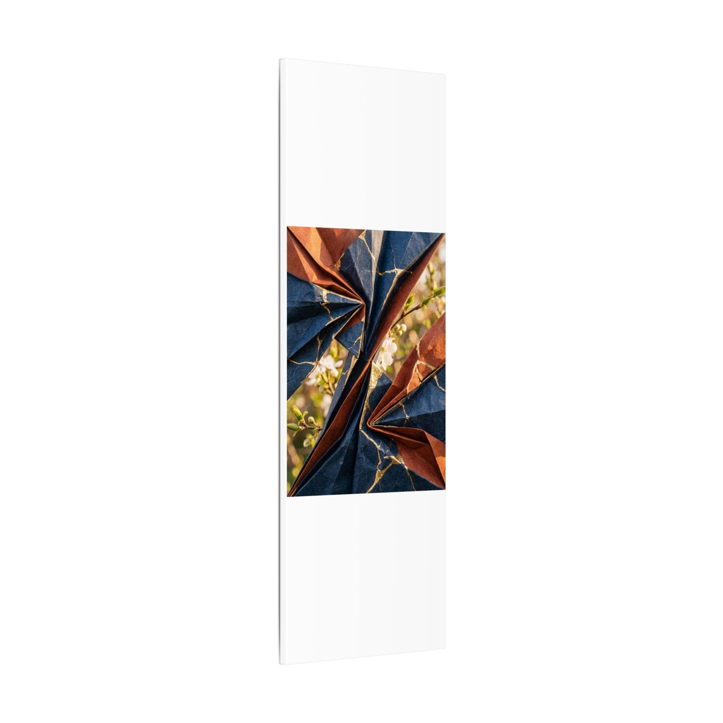 Golden Hour Paper Fold Canvas Art - Kintsugi Ma
