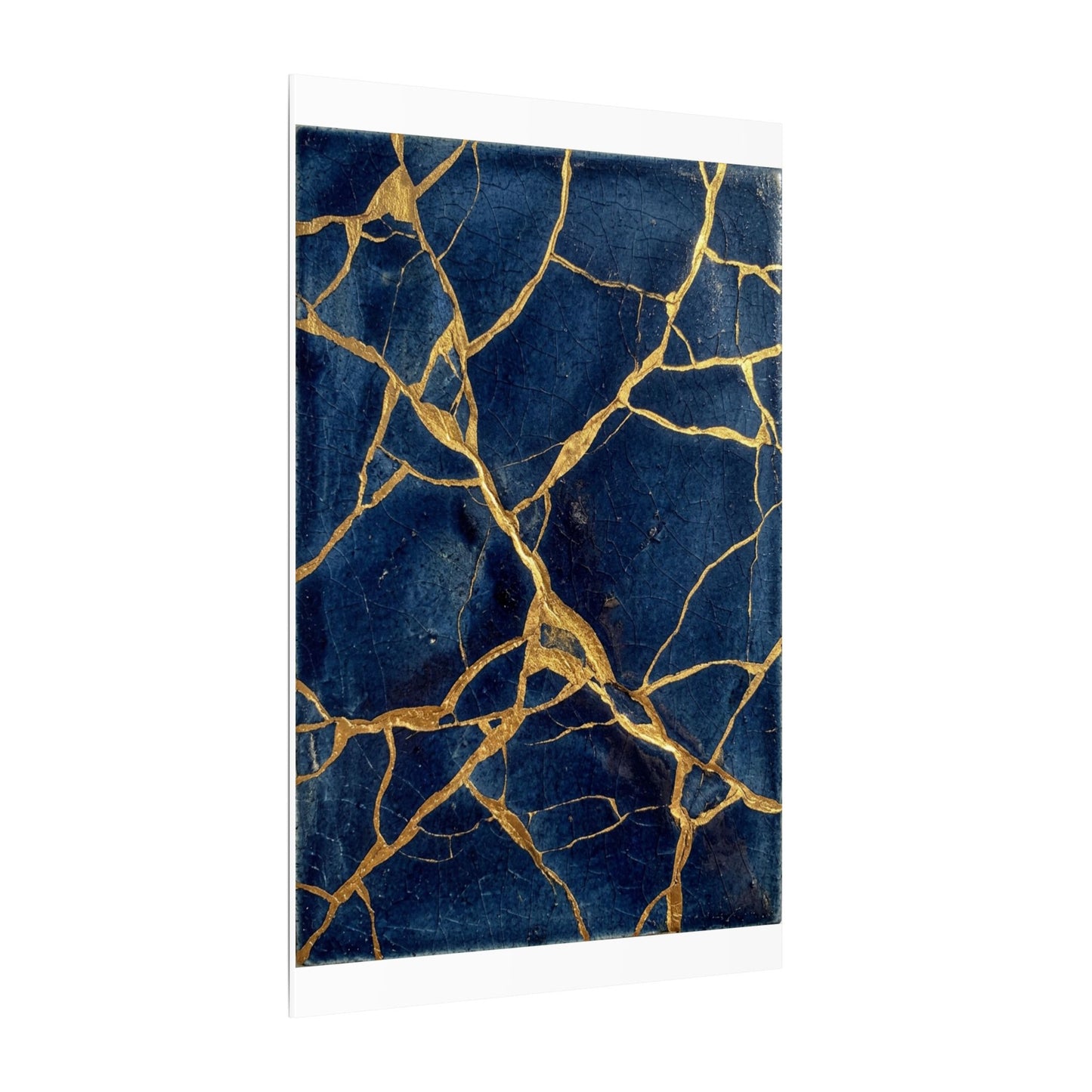 Kintsugi Crackle Canvas Art