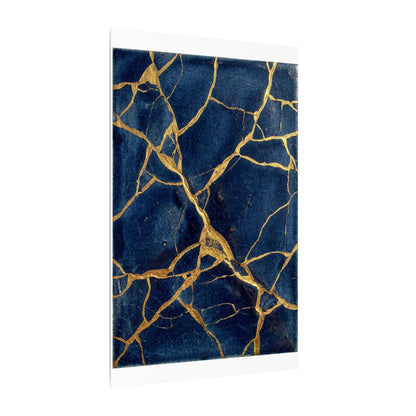 Kintsugi Crackle Canvas Art