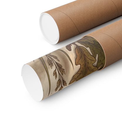 Spring Silk Drape Herbarium Wall Art Print | Nostalgic Decor