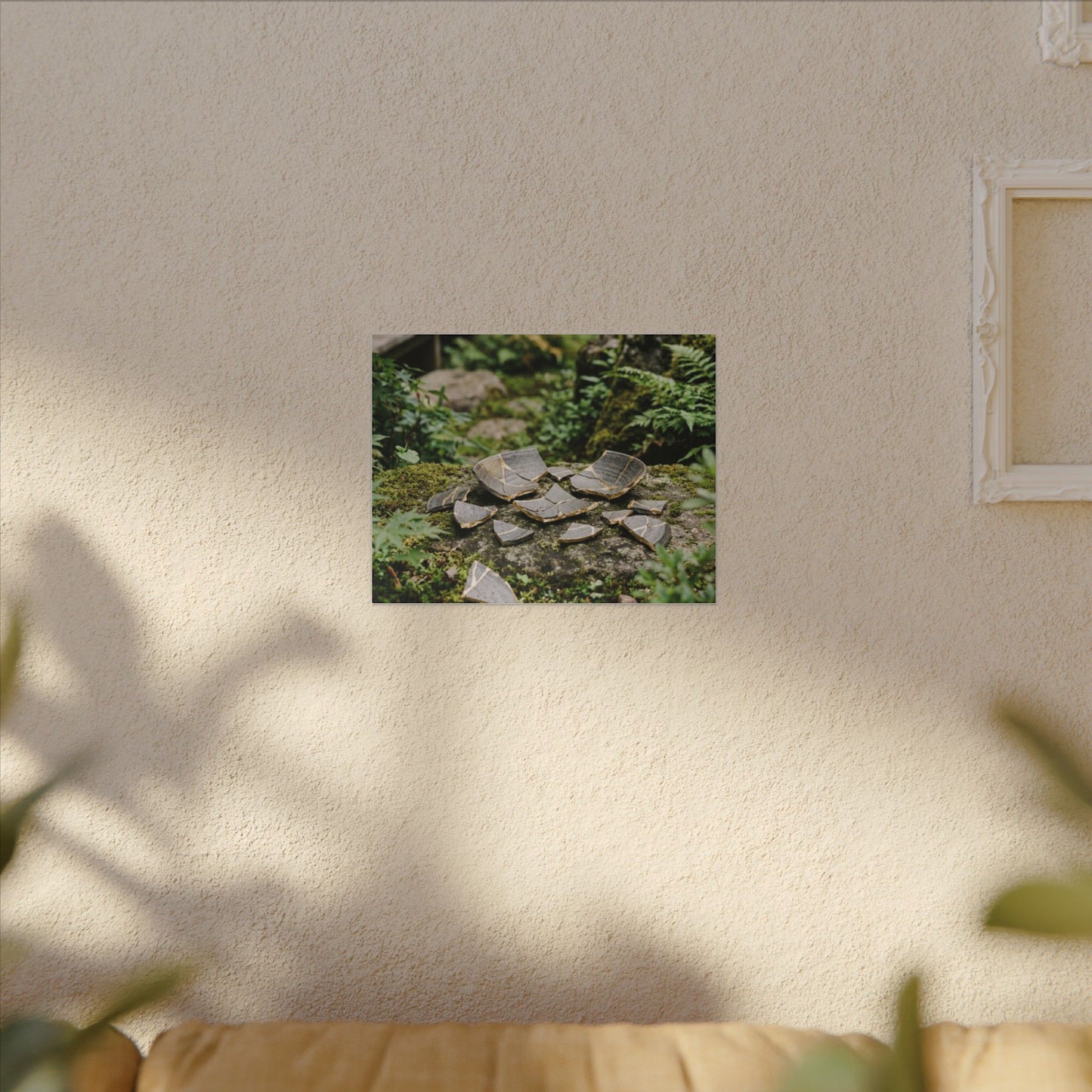 Summer Broken Pottery Gold Repair Canvas Art | Resilient Decor