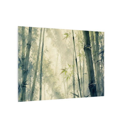 Bamboo Grove Spring Canvas Art | Zen Serene Design