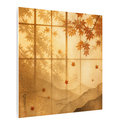 Shoji Screen Texture Canvas Art | Earthy Japandi Art