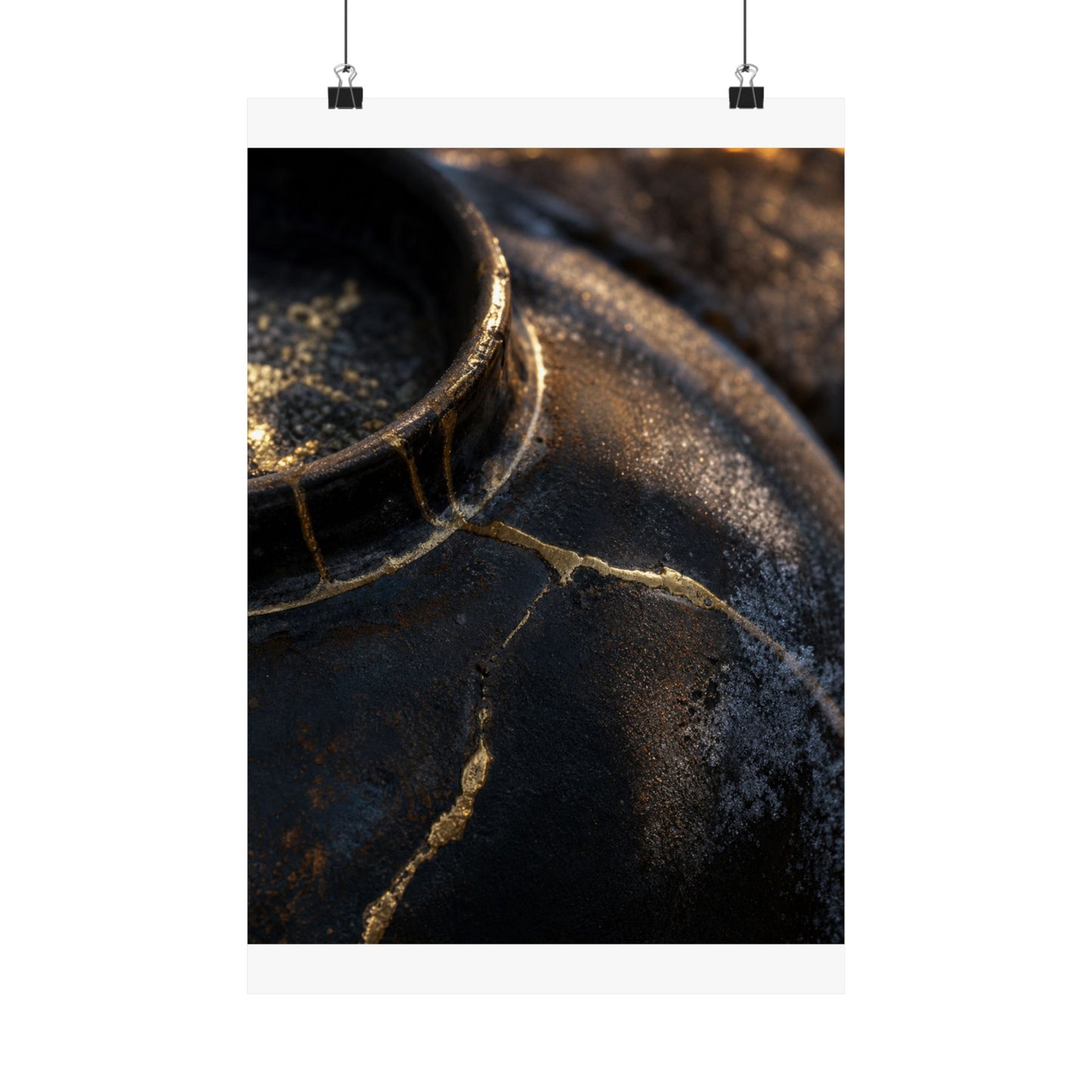 Winter Rust Patina Broken Beauty Wall Art Print | Artful Decor