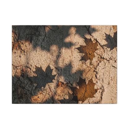 Cozy Shadow Play Canvas Art - Texture Japandi Art Print
