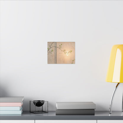 Warm Shoji Screen Canvas Art - Minimal Line Japandi