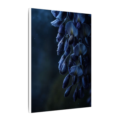 Winter Wisteria Shadow Zen Canvas Art | Atmospheric Decor