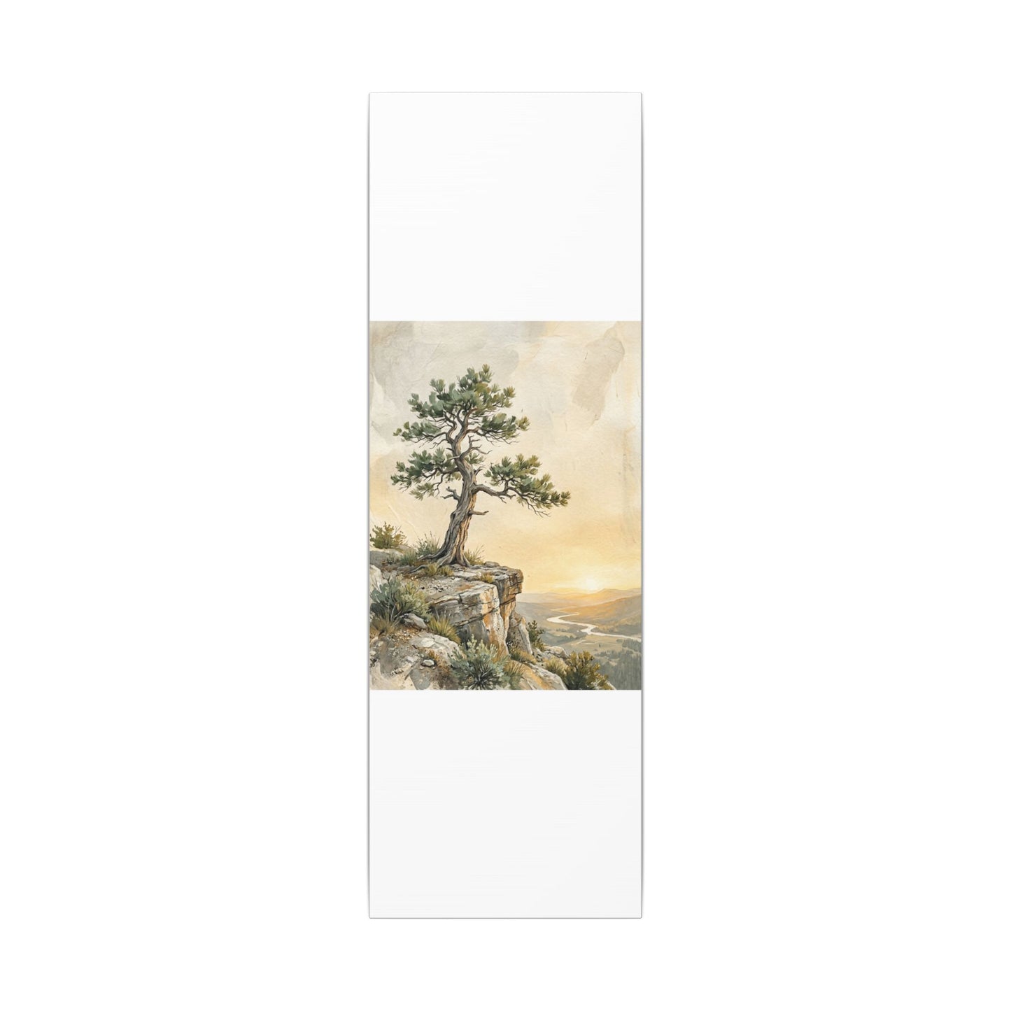 Pine Tree Canvas Art | Summer Japandi Texture Art