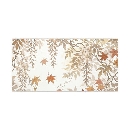 Shibui Wisteria Canvas Art - Japandi Japanese Pattern