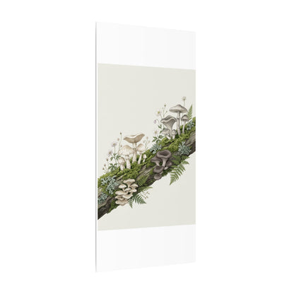 Dried Flowers Spring Canvas Art | Japandi Neutral Design