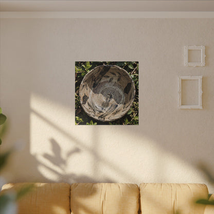 Elegant Ceramic Bowl Canvas Art - Japanese Pattern Japandi