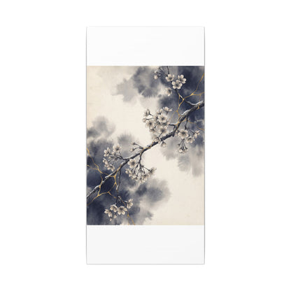 Ma Cherry Blossom Canvas Art - Kintsugi Gold Vein