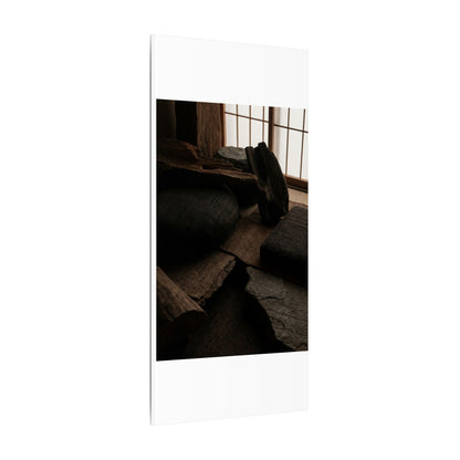 Dark Japandi Shadow Zen Canvas Art