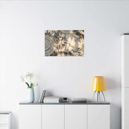 Healing Water Ripple Canvas Art - Gold Vein Kintsugi