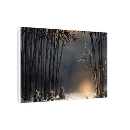 Tranquil Bamboo Grove Canvas Art - Karesansui Zen